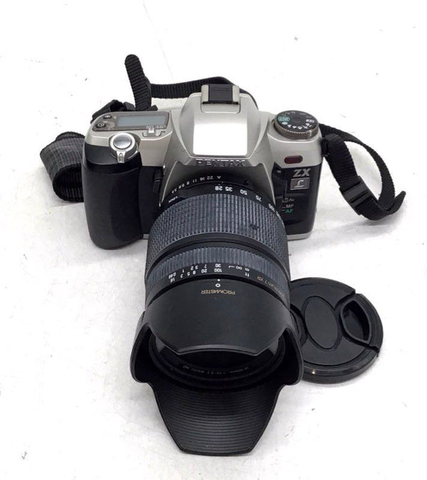 Pentax ZX-L 50 35mm SLR Film Camera With Case & Accessories