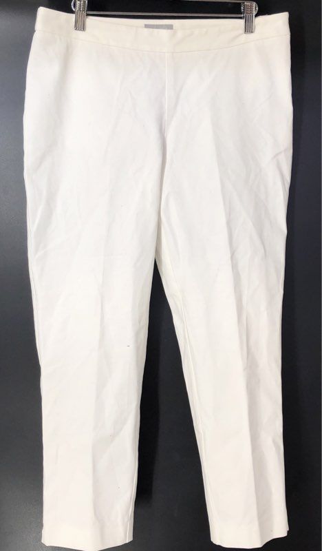 NWT Pure Collection Women's White Stretch Trouser Pants - Size 8/10