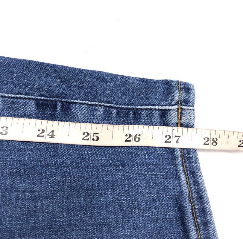J.Crew Women's Blue Toothpick Skinny High Rise Distressed Jeans Size 27