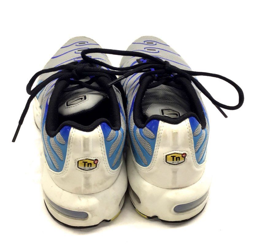Nike Air Max Plus GS Grey Royal Blue Running Shoes CD0609-019 Size 7Y