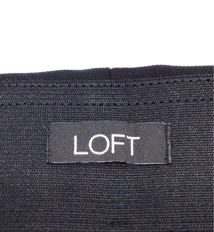 LOFT Women's Black High Waist Skinny Tailored Trousers Stretch NWT Sz 2