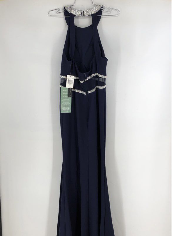 NWT My Michelle Women's Navy Maxi Dress - Size 13