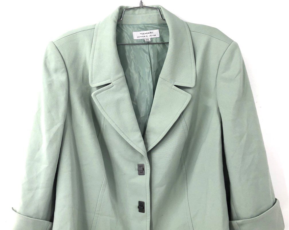 NWT Tahari Arthur S. Levine Women's Mint Green Blazer - Size 20W