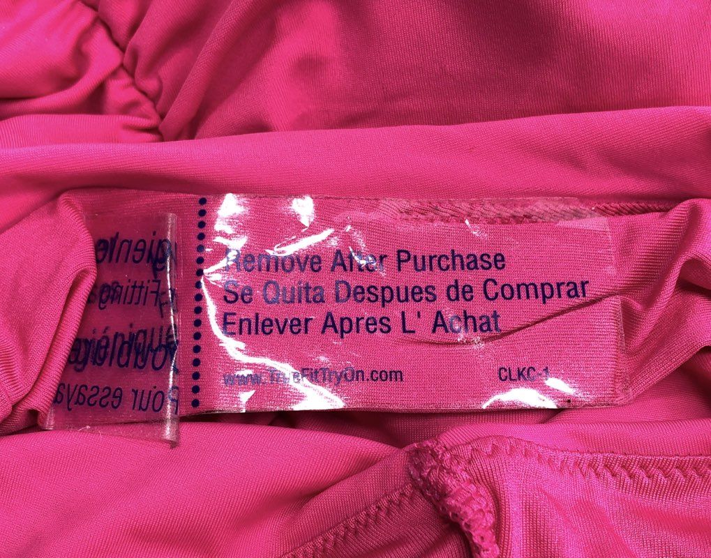 Victoria's Secret Hot Pink Ruched Bandeau One Piece Swimsuit Women's M NWT