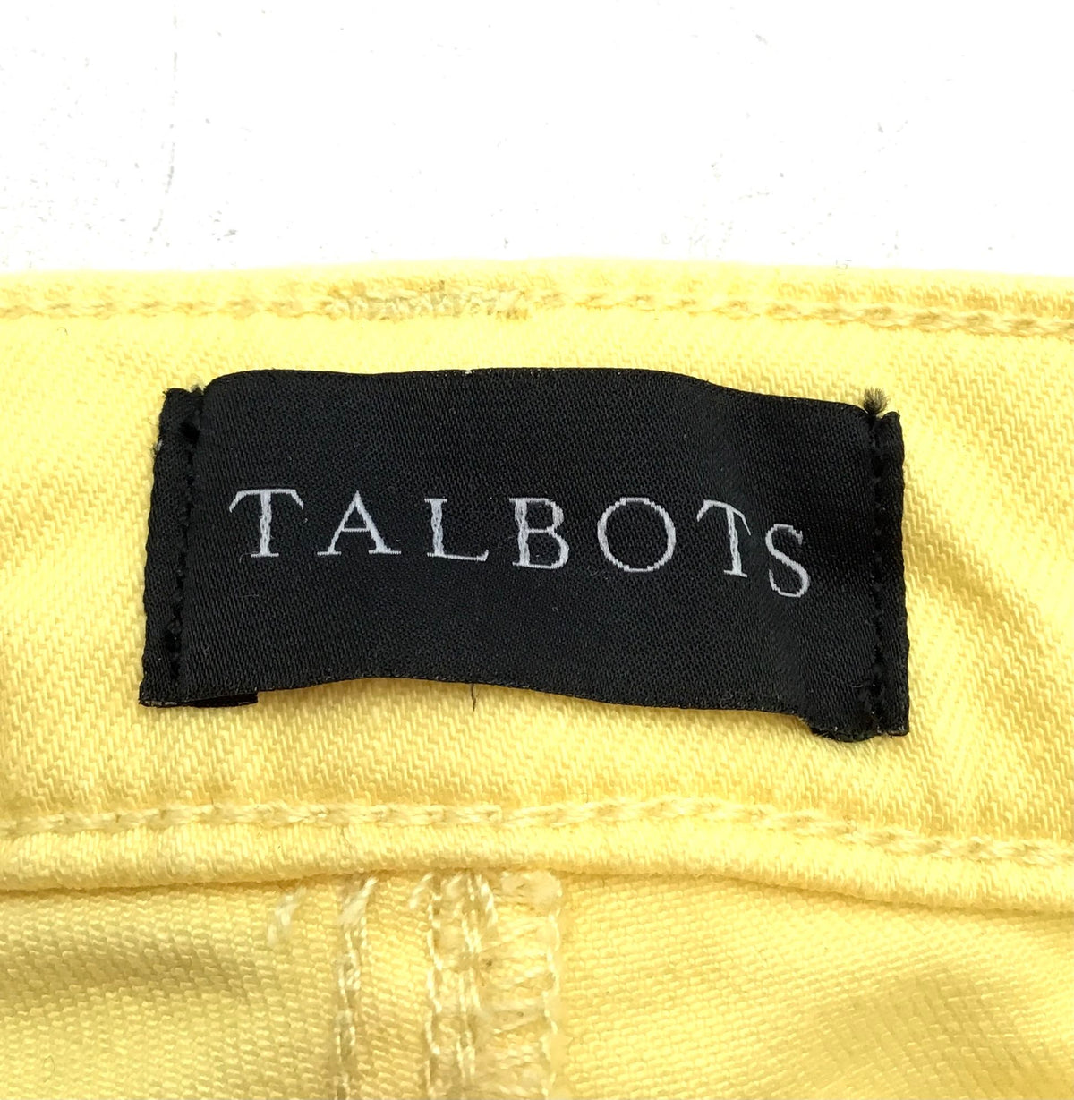 NWT Talbots Women&#39;s Yellow Slim Ankle Jeans - Size 12