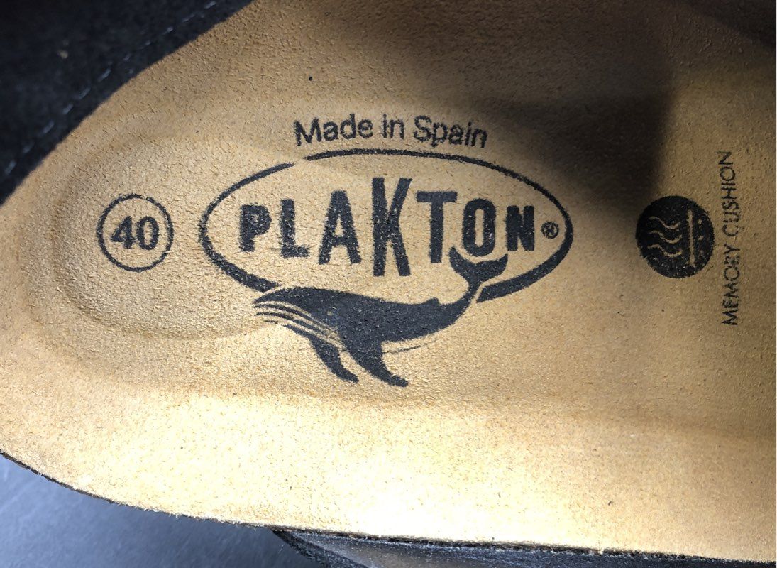 Plakton Women's Black Suede Clogs - Size 40