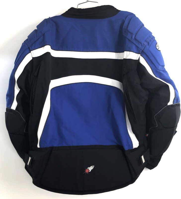 Joe Rocket Men's Blue Black Meteor Textile Motorcycle Jacket Sz 2XL