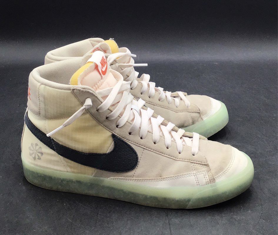 Nike Blazer Mid 77 Move to Zero Cream Armory Navy Sneakers Men's Size 9