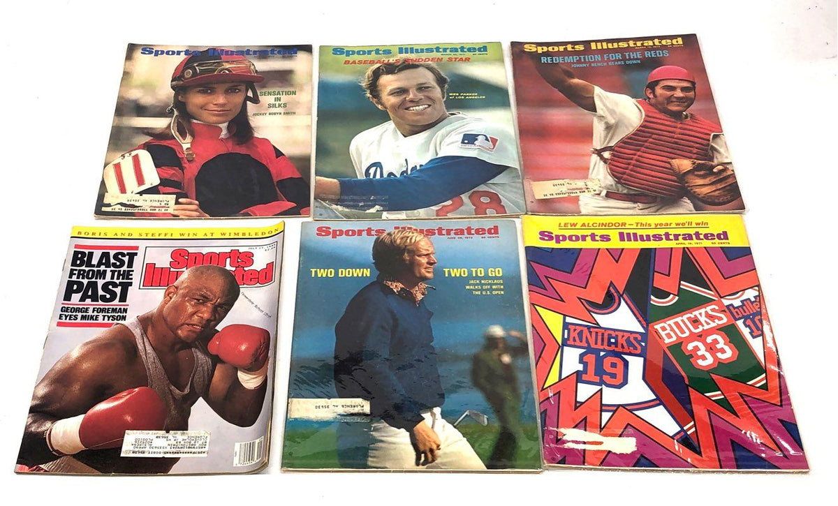 Sports Magazine Lot 1970s-1990s Sports Illustrated Newsweek 18 Issues See Photos