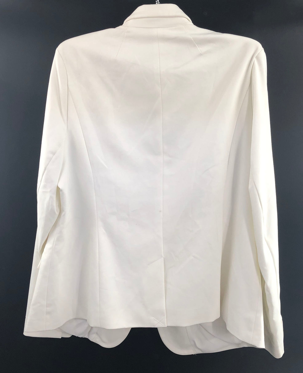 Lane Bryant Women's White Modernist Collection One Button Blazer Jacket NWT 18
