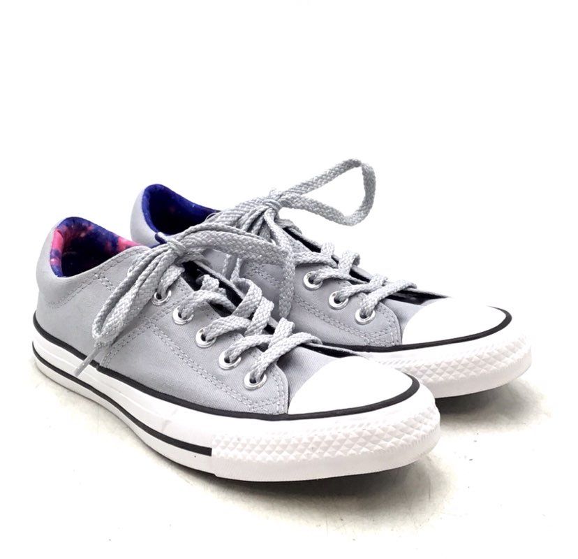 Converse Women&#39;s Madison OX 565222F Blue Low-Top Lace-Up Athletic Shoes - Size 8