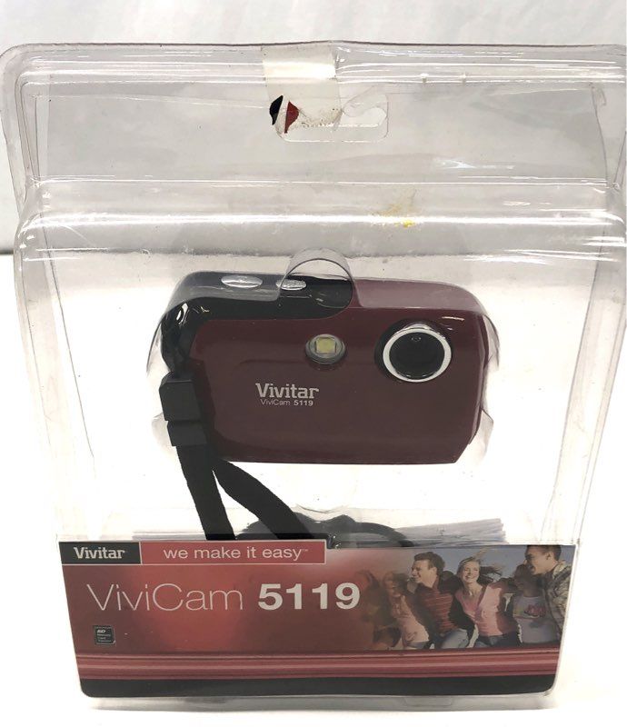 Kodak EasyShare 5.1MP & Vivitar ViviCam 5119 + Stealth Cam 6pc Camera Lot