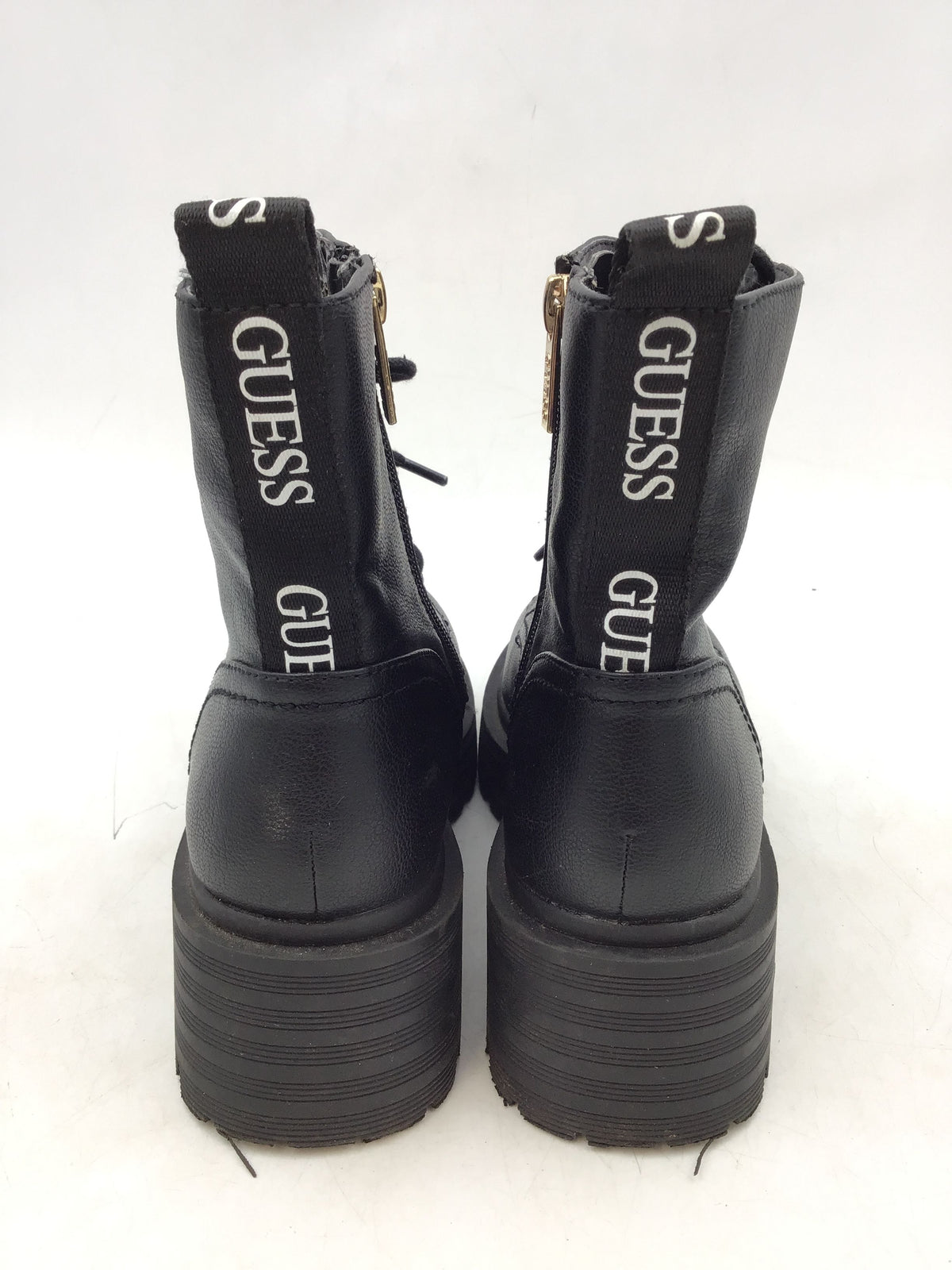 Guess Women&#39;s Black Biker Boots - Size 5.5M