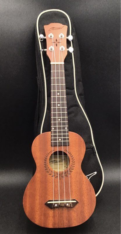 Makani Muk-Maho S1 Brown 4 String Concert Ukulele