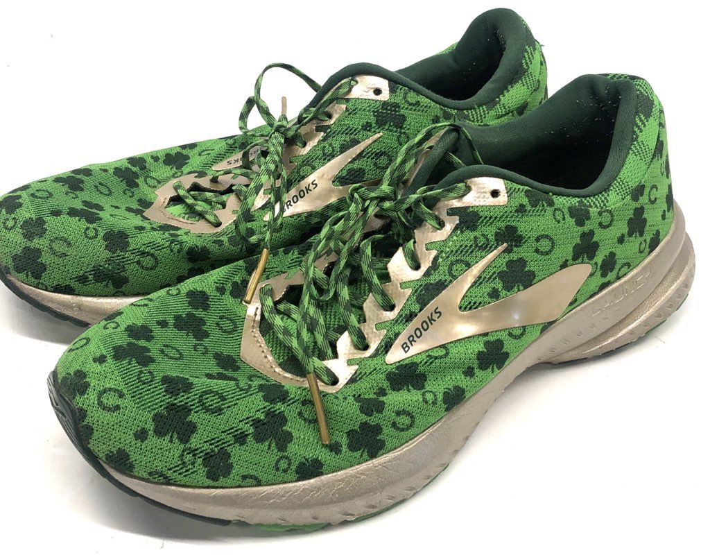Brooks Launch 6 Run Lucky St. Patricks Day Shamrock Green Womens Size 9.5