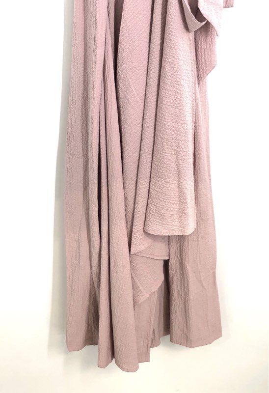 Calvin Klein Women's Mauve Textured Sleeveless Wrap Front Jumpsuit NWT Sz 4