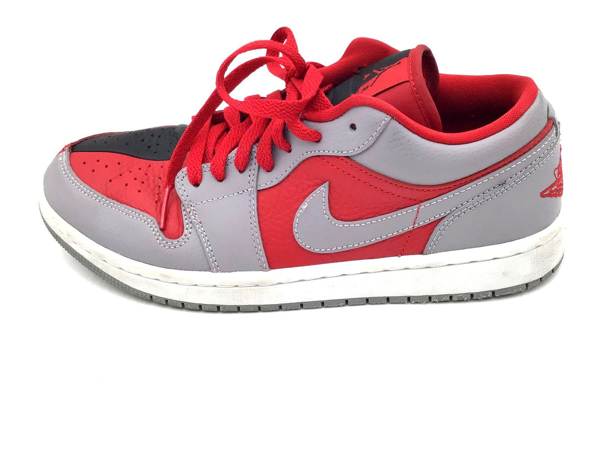 Nike Air Jordan 1 Women&#39;s &#39;Split-Gym Red Cement Grey&#39; Sneakers-Size: 9 (+COA)