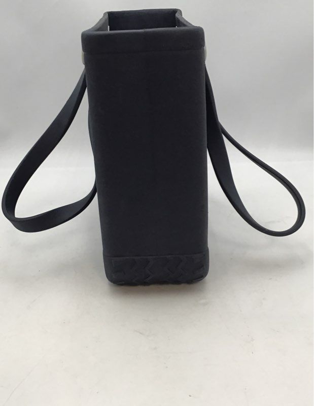 Bogg Bag Navy Blue Rubber Waterproof Open Top Tote Bag Washable