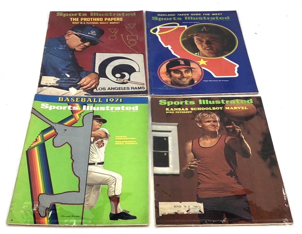 Vintage Sports Illustrated Magazine Lot 1970s-1990s Mixed Issues 17 Count