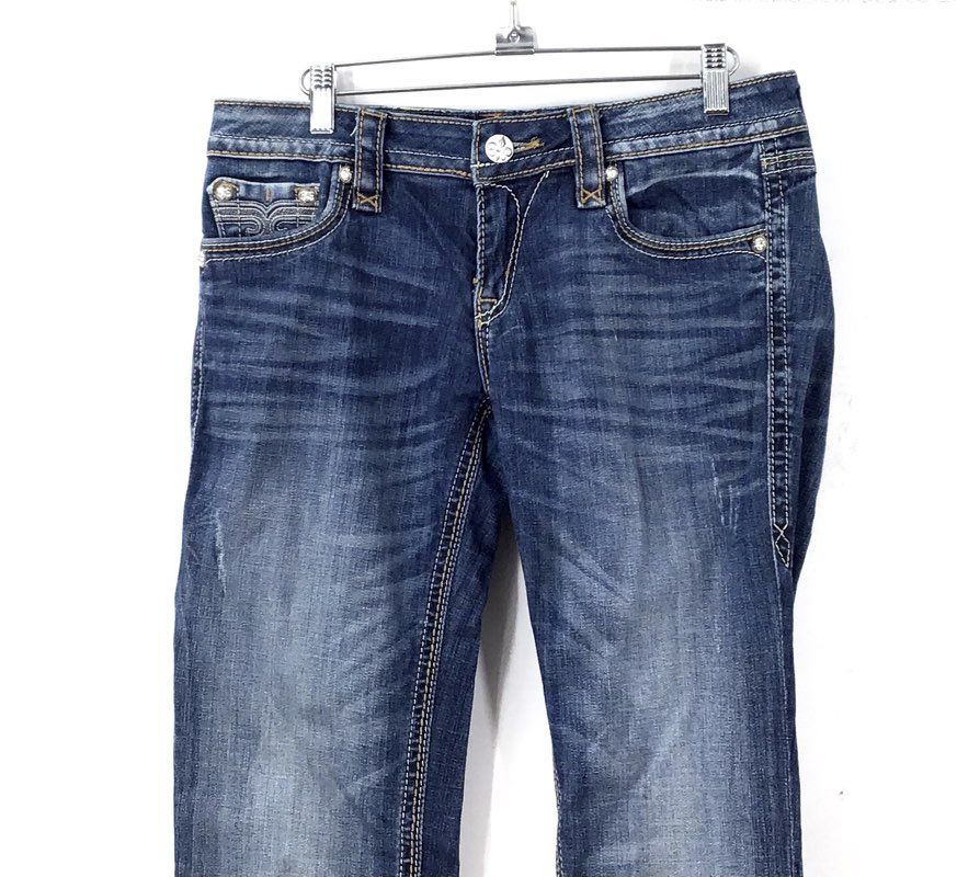 Rock Revival Women's Blue Tullia 82 Denim Bootcut Jeans - Size 29