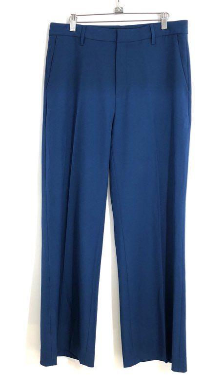 Banana Republic Women's Blue Sculpted Stretch Wide Leg Pants Sz 10 NWT