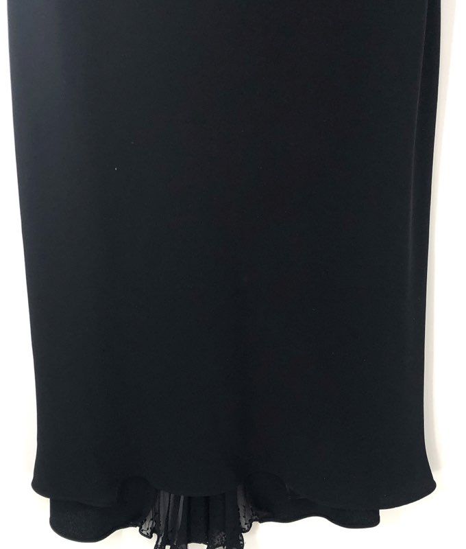 Vintage Jones New York Women's Louvre II Black Beaded Scoop Neck Dress NWT Sz 10