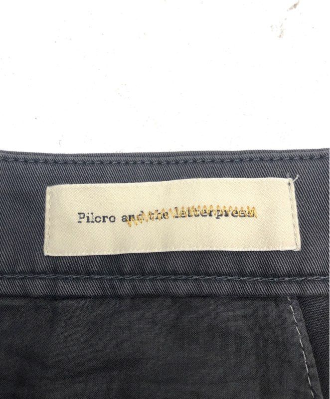 Pilcro and the Letterpress Women's Dark Gray Hyphen Cuffed Cotton Shorts Sz 27