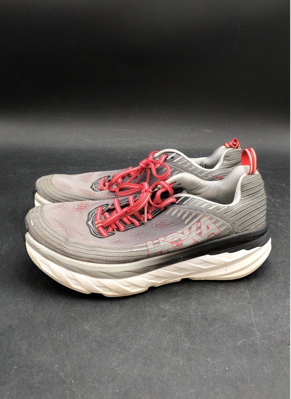 Hoka One One Men's Bondi 6 Gray Athletic Shoes - Size 11