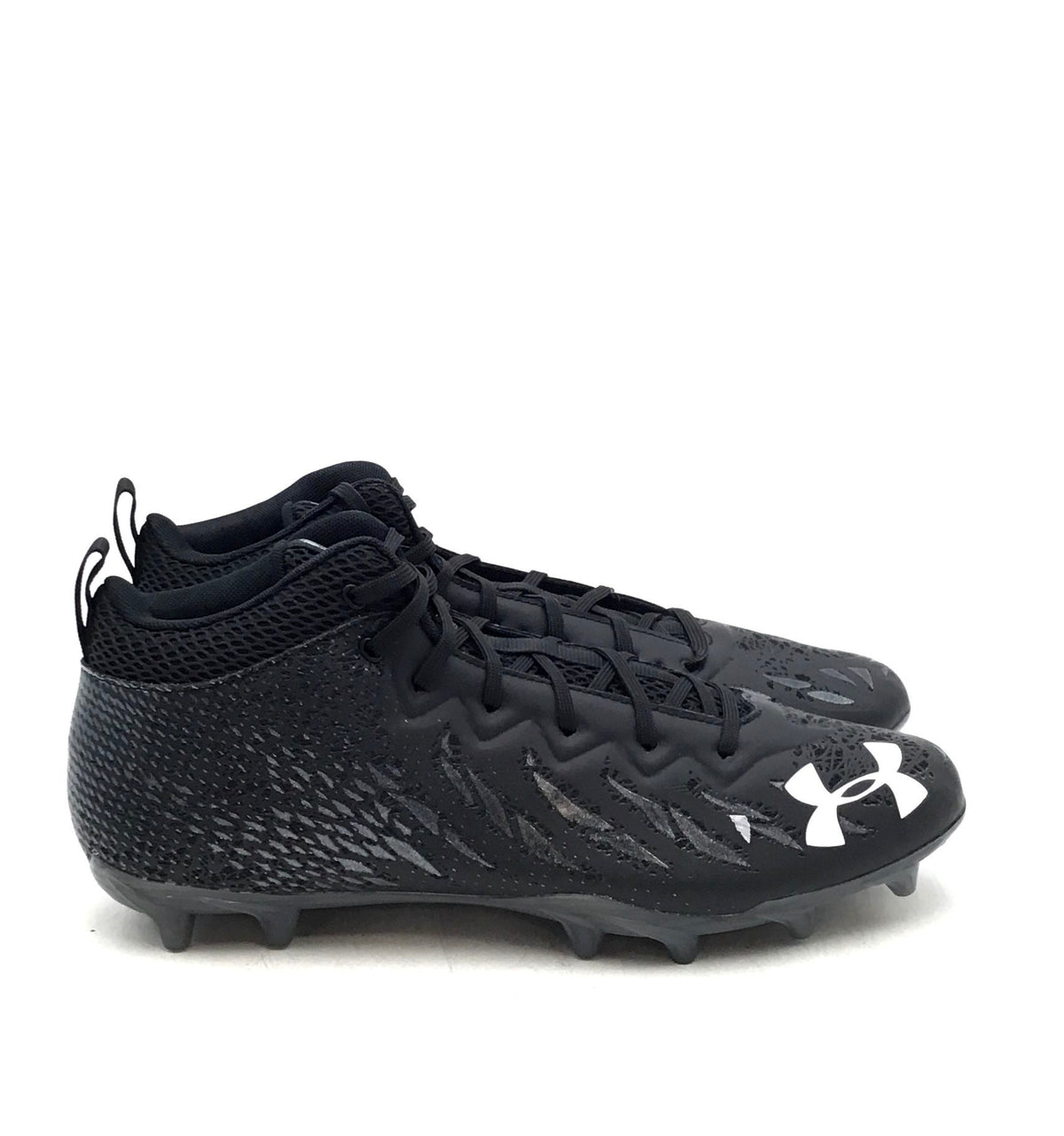 Under Armour Women&#39;s Spotlight Select Mid MC Black Football Cleats - Size 13