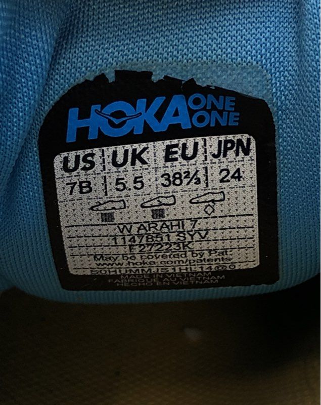 Hoka One One Women's Arahi 7 Blue Athletic Shoes - Size 7B