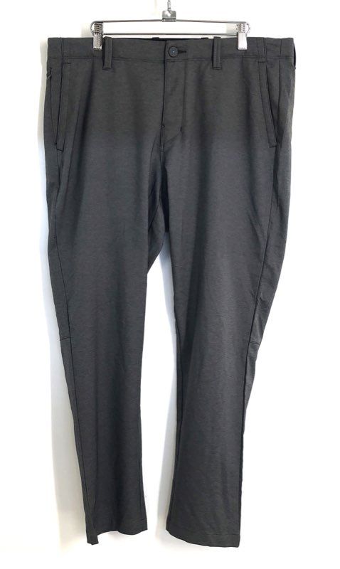 Tommy Bahama Men's Gray Performance Polyester Travel Pants Sz 35x30
