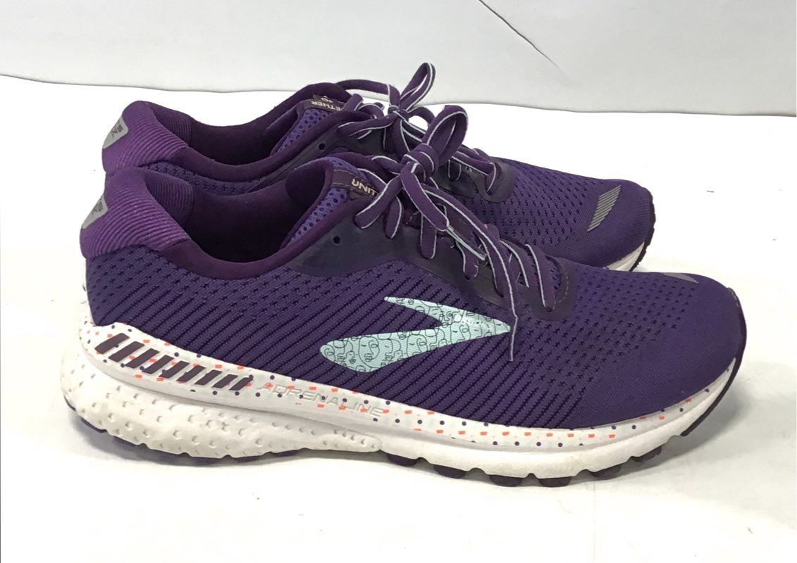 Brooks Adrenaline GTS 20 Run United Purple Running Shoes Womens Size 10