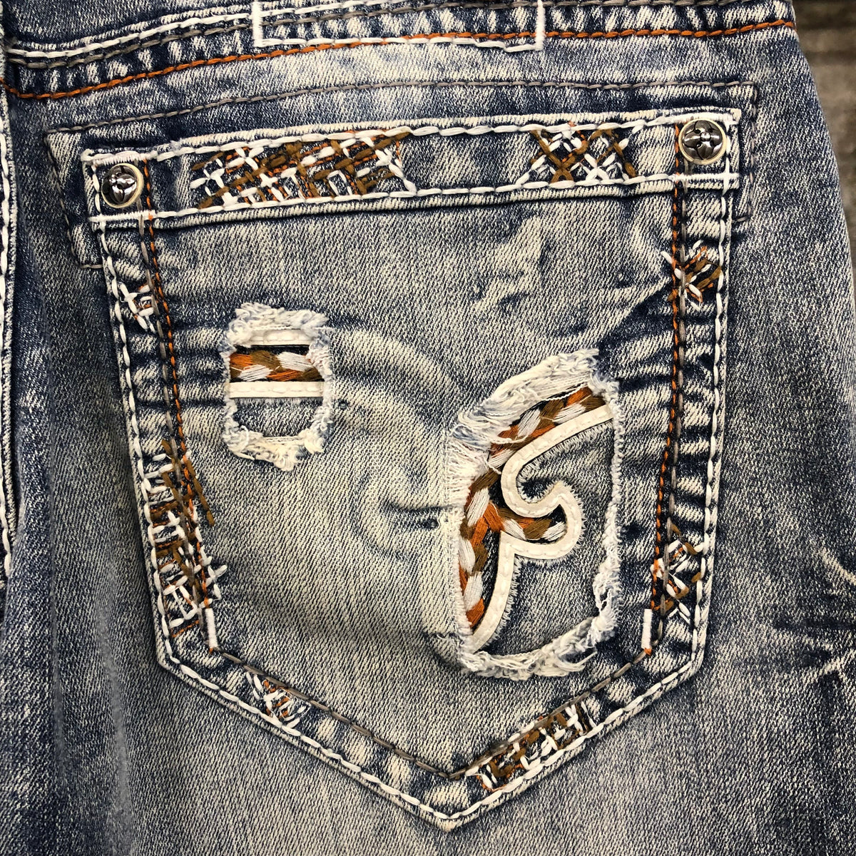 Rock Revival Men's 'Nilson Rlxd St 17' Blue Denim Relaxed Fit Jeans - Size 34/34