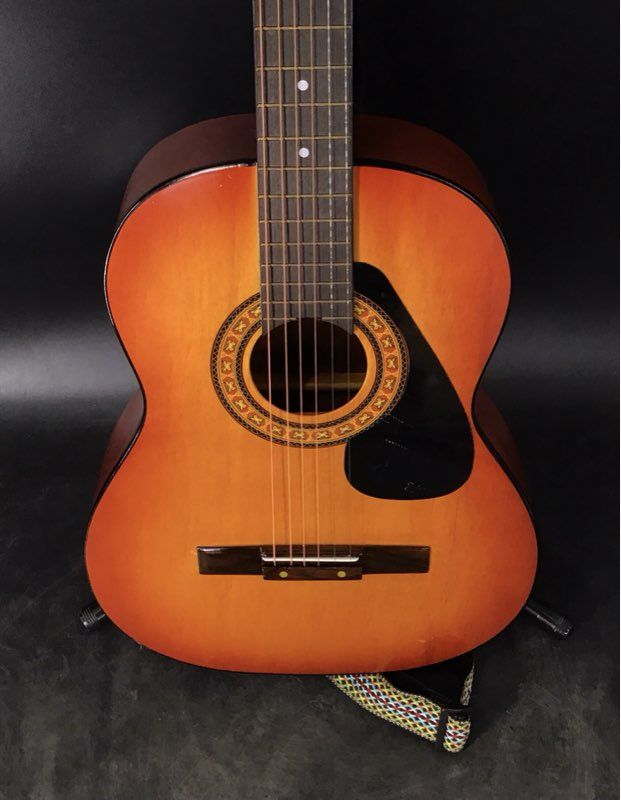 Unbranded Concert Acoustic Guitar 6-String Sunburst Finish Student Model