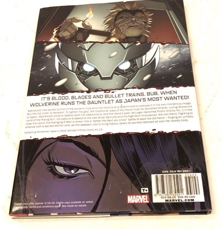 Marvel Wolverine Graphic Novel Lot Japan's Most Wanted & Essential Vol 3 HC TPB