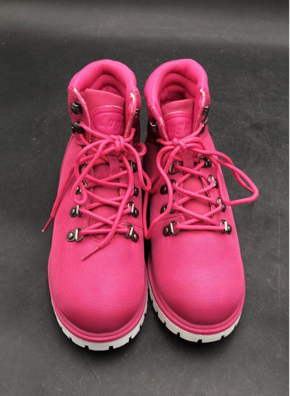 Lugz Women's Grotto II Pink Combat Boots - Size 6.5