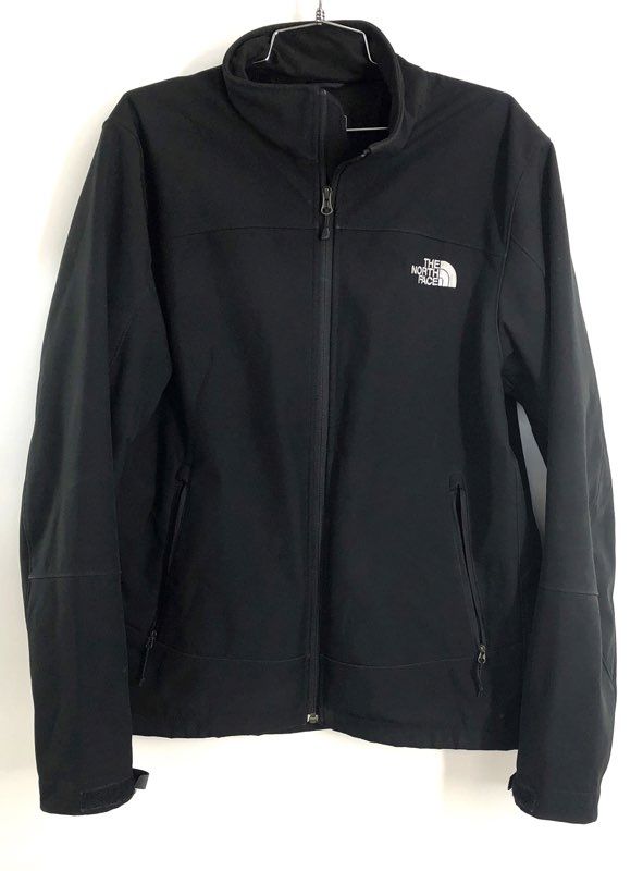 The North Face Men's Apex Bionic Softshell Jacket Black Full Zip Size L