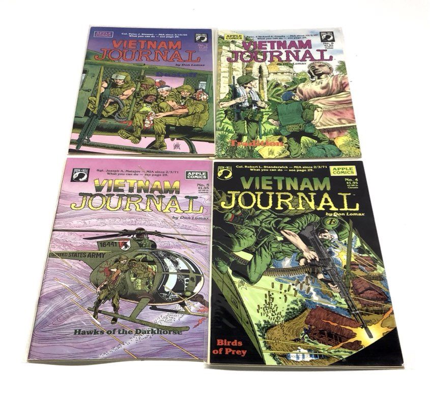 War Comic Book Lot Marvel & Apple 1980s-90s The Nam Vietnam Journal SHIELD