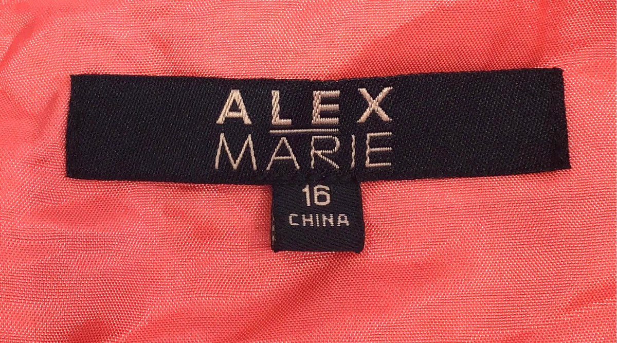 Alex Marie Women's Pink Clarissa Linen Blend Sleeveless Sheath Dress 16 NWT