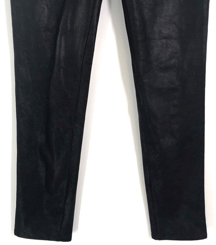 Chico's Women's Ultimate Fit Knit Suede Pants Black NWT Size 0