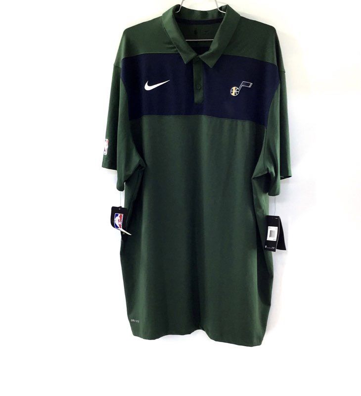 NWT Nike NBA Utah Jazz Basketball Polo Shirt - Size 2XL