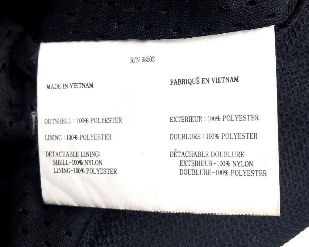 Firstgear Men's Black Mesh Motorcycle Riding Jacket Armored Size L