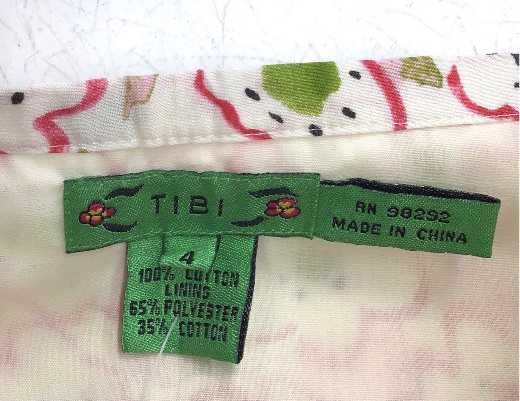 NWT Tibi Women's Hot Pink Floral A-Line Skirt - Size 4