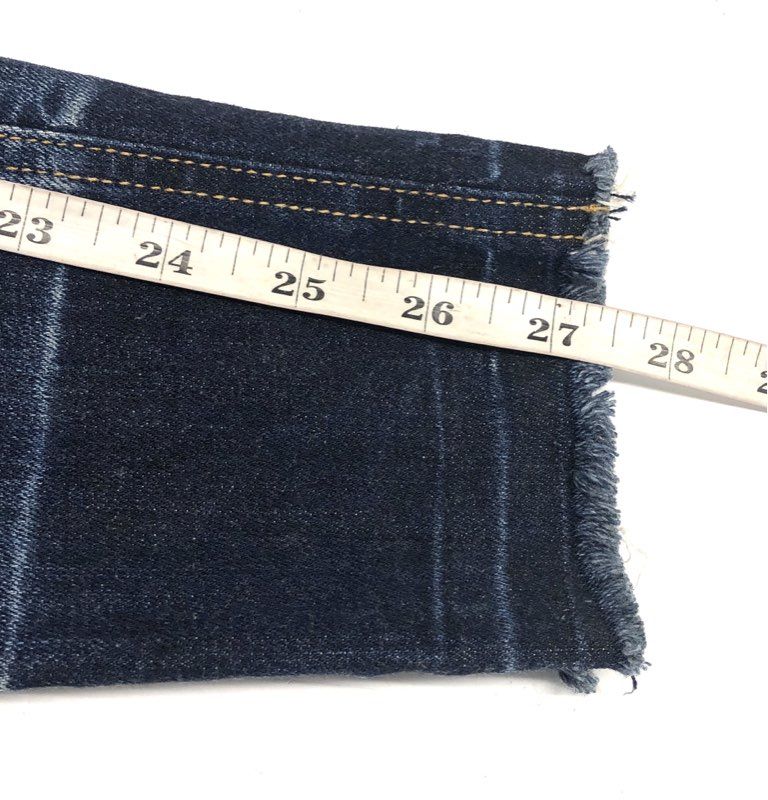 Rag & Bone Women's Stanwix Skinny Jeans Dark Wash High Rise Raw Hem 25