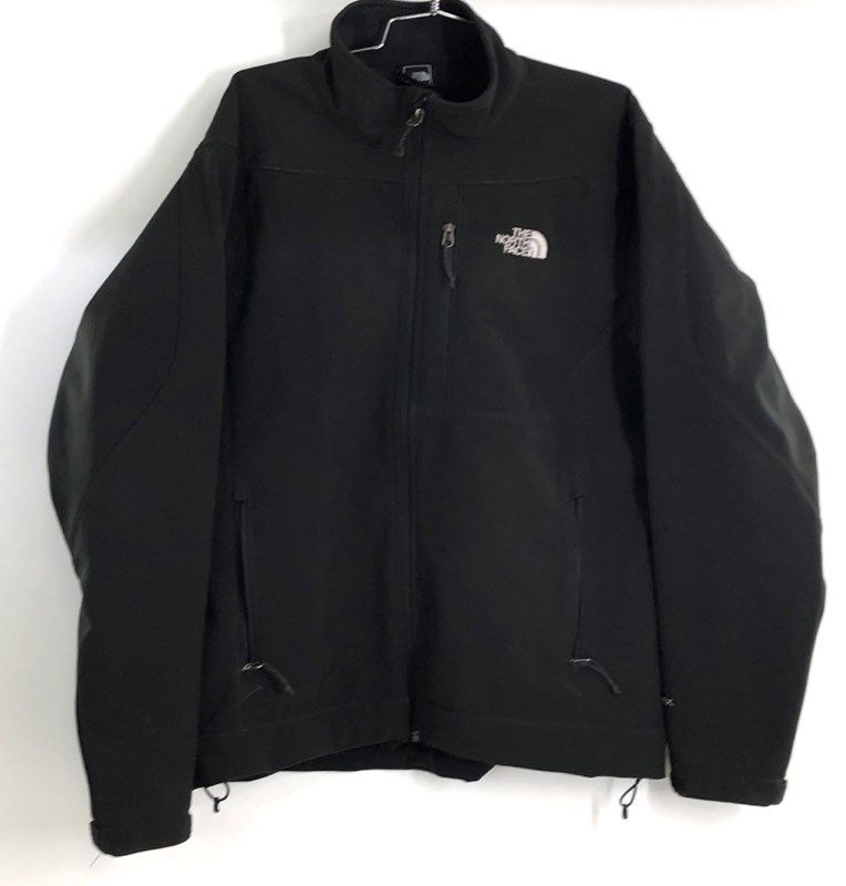 The North Face Men's Black Apex Bionic Softshell Windproof Jacket Size L