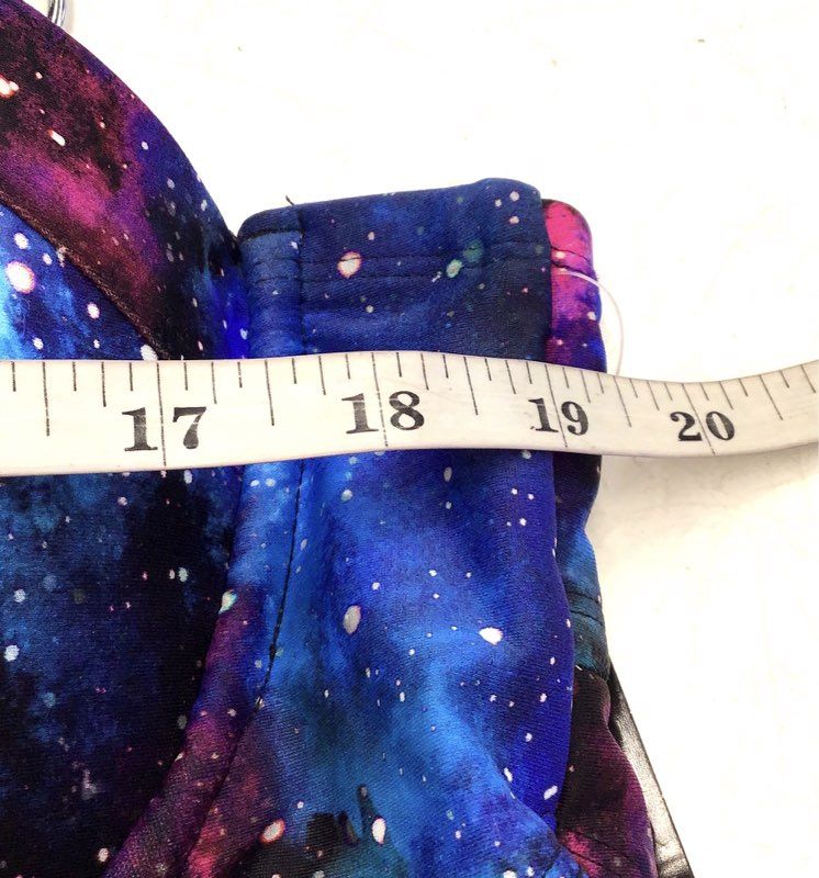 NWT Torrid Women's Multicolor Galaxy One-Piece Swimsuit - Size 1