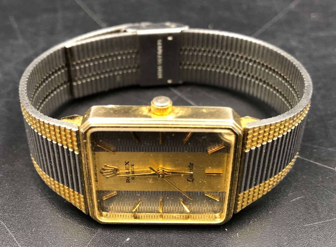Designer Watches Mixed Lot of 6: Gold/Silver-Tone Stainless Steel/Leather Bands