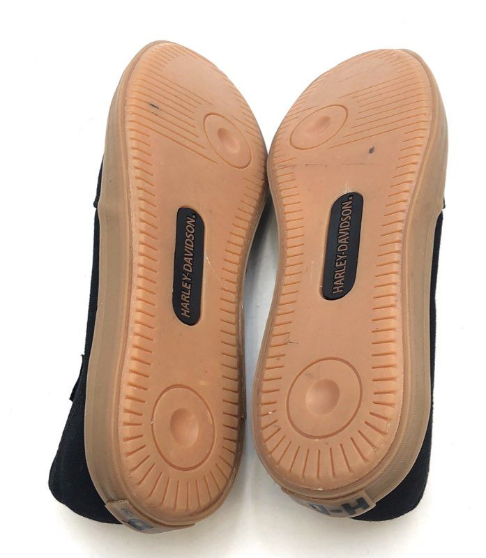Harley-Davidson Women's D84419 Black Canvas Slip On Casual Shoes Size 7