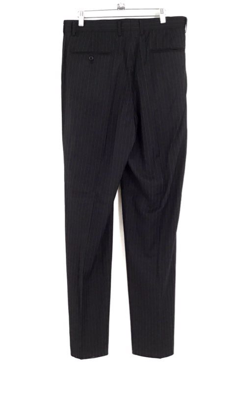 NWT Vittorio St. Angelo Men&#39;s Black 2 Piece Suit Pant Set - Size 40RX34W