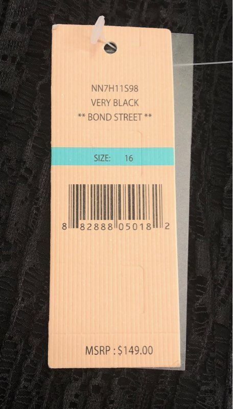 Nanette Lepore Women's Black Bond Street Lace Collared Shift Dress Sz 16 NWT